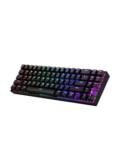 Buy Redragon Deimos K599 KRS RGB USB Mechanical Gaming Keyboard 2.4G wireless dual mode Red Switch 70 Keys-Black in Saudi Arabia