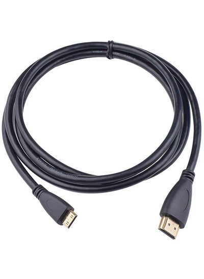 اشتري Camera To Tv Monitor Hdmi Cable Cord Canon Camera Mini Hdmi To Hdmi Cable Compatible With Canon Powershot Elph Eos Rebel Dslr Sl1 Sl2 T1I T2I T3 T3I T4I T5 T5I T6 T6I T6S T7 T7I (9.84Ft) في الامارات