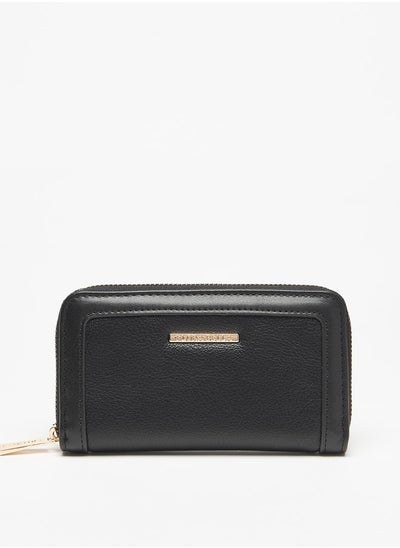 اشتري Women Solid Zip Around Wallet في الامارات