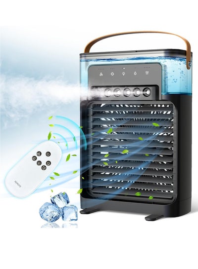 Portable Air Conditioner, 1200mL Evaporative Air Cooler, Personal Mini Air Conditioner 3 Speeds 2 4h Timer 120 Oscillating Portable Ac Unit Fan Small A - View #6