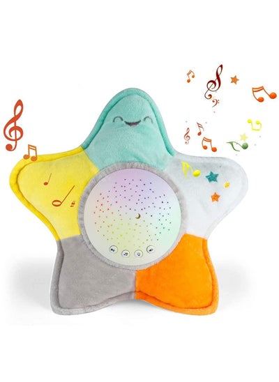 Buy Sleep Soothers for Sleeping Baby, Portable White Noise Sound Machine & Night Light Projector, Baby Lullaby Stuffed Animal Toy, Sleep Aid for Newborns and Up (Starfish) in Saudi Arabia