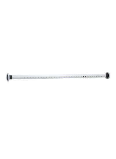 اشتري Adjustable Shower Curtain Rods  Room Divider Never Rust Adjustable Spring Rods for Window Bathroom Balcony Storeroom Laundry Non-slip No Drilling Easy to Install White ( 160 - 210 CM  Diameter 32mm) في السعودية