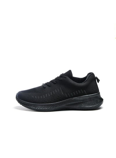 Buy SPORTIVE canvas lace-up sneakers for men - CORE BLACK in Egypt