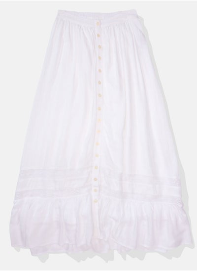 Buy AE Button Front Midi Skirt in UAE