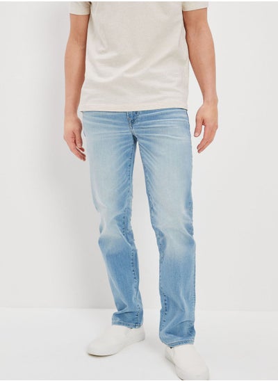 اشتري Light Wash Straight Fit Jeans في الامارات