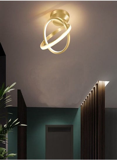 اشتري Modern Creative Iron Ceiling Lamp for Living Room Bedroom Balcony Ceiling Lighting Fixture في الامارات