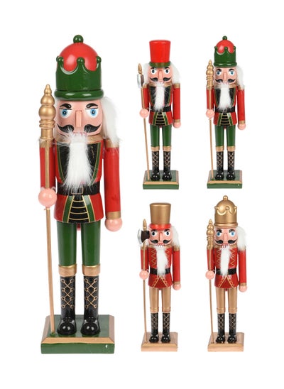 Buy Homesmiths Christmas Nutcracker Standing 38cm Assorted 1 Piece Multicolour in UAE
