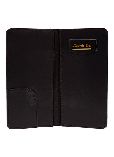 Buy Home Brand Bill Folder for Hotel and Restaurant, Check Presenter, Bill Folder with Pocket for Hotel and Restaurant 14x23cm Dark Brown in UAE