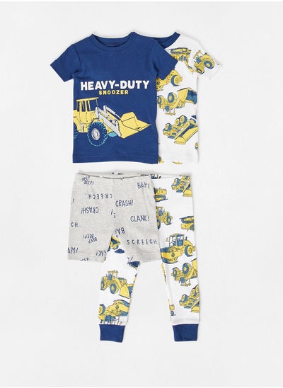 Buy Baby Printed Pyjama Set (Pack of 2) in UAE