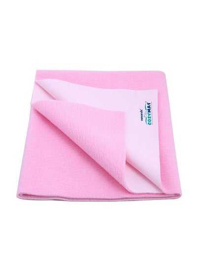 اشتري Baby Mat Waterproof Dry Sheet;Reusable Absorbent Sheets;Underpads (Size: 70Cm X 100Cm) Pink Medium في الامارات