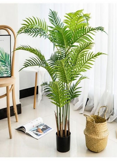 Buy Artificial Areca Palm Tree for Indoor Outdoor Home Office Garden Decoration in UAE