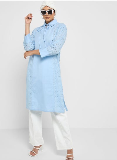 Buy Schiffli Tunic Dress in Saudi Arabia