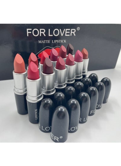 Buy Of Creamy Lipstick Multi colored 12 Colors in Saudi Arabia