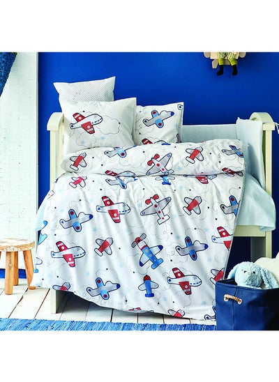 Buy Karaca Home Airship Blue Cotton Baby Sleeping Set in UAE