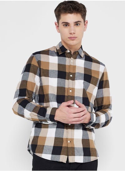 اشتري Checkered Slim Fit Shirt في الامارات