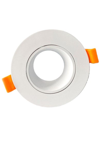 Buy Spot Frame Hollow Flat Round White Moving With Bangle From Cairo Light - 10 pieces in Egypt