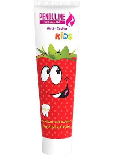 Buy Penduline Anti-Cavity Toothpaste Gel  Strawberry Flavor 75G in Egypt