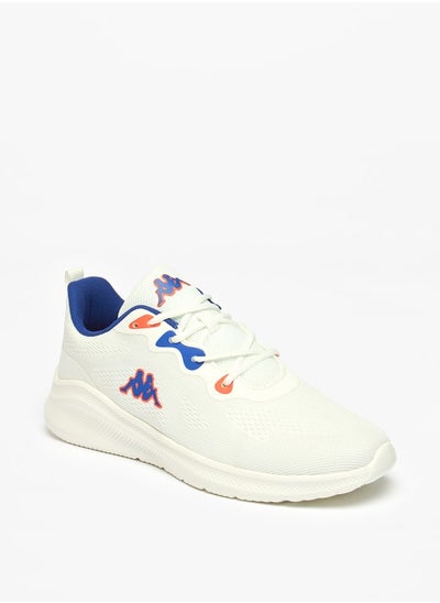 Buy Men's Logo Detail Sports Shoes with Lace-Up Closure in UAE