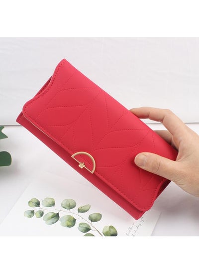 Buy Explosion Pruti Explosions Women's Long Fashion Buckle Wallet Student Multifunctional Clutch Wallet in Saudi Arabia