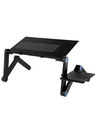 Buy Multi Foldable Aluminium Alloy Laptop Desk With Mouse Stand in UAE