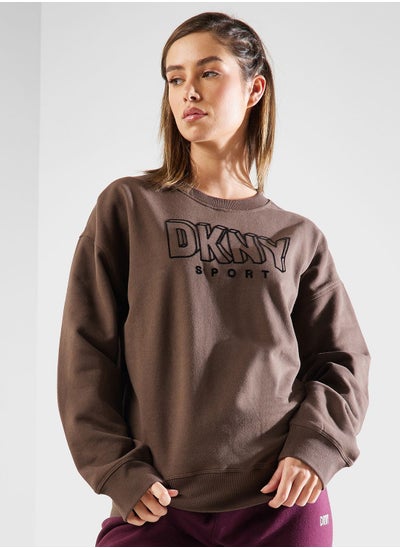 Buy Crew Neck Knitted Sweatshirt in Saudi Arabia