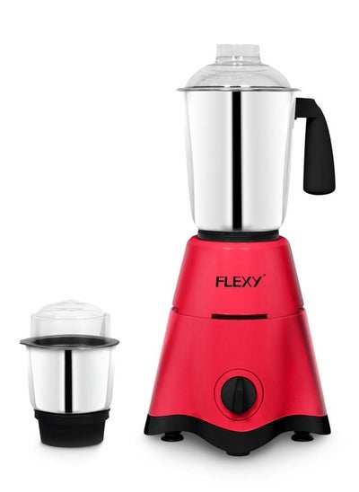 Buy 2 In 1 Mixer Grinder 600W With 1.2L And 0.4L Stainless Steel Jars 3 Speed Rotary Control Overload Protection Made in India in UAE