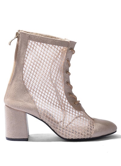 Buy Ankle Boot Suede R-10 - Beige in Egypt
