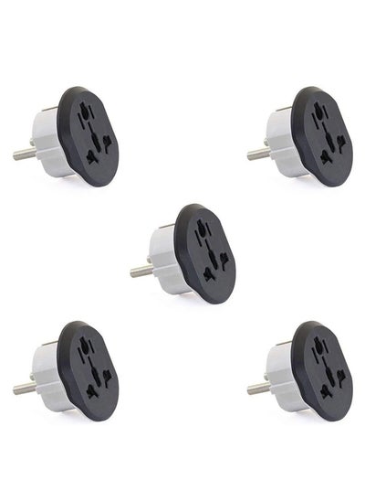 اشتري Five pieces electrical socket with universal input and EU output في الامارات