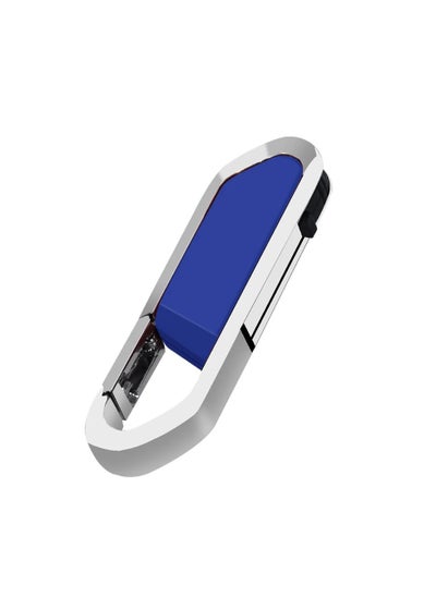 اشتري USB Flash Drive, Portable Metal Thumb Drive with Keychain, USB 2.0 Flash Drive Memory Stick, Convenient and Fast Pen Thumb U Disk for External Data Storage, (1pc 2GB Blue) في السعودية