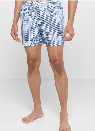 Buy Mens Microfibre Geo Printed Swims in UAE