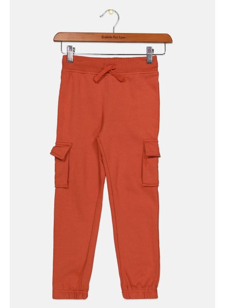 اشتري Kids Girl Plain Pull On Pants, Orange في الامارات