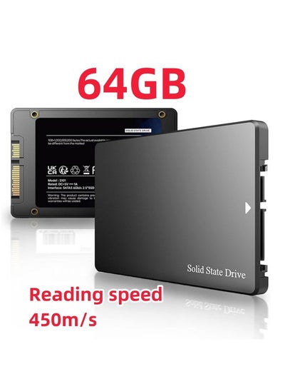 Buy S101 64GB SSD SATA III 6Gb/s 2.5-inch internal solid state drive, compatible with laptops and computer desktops in Saudi Arabia