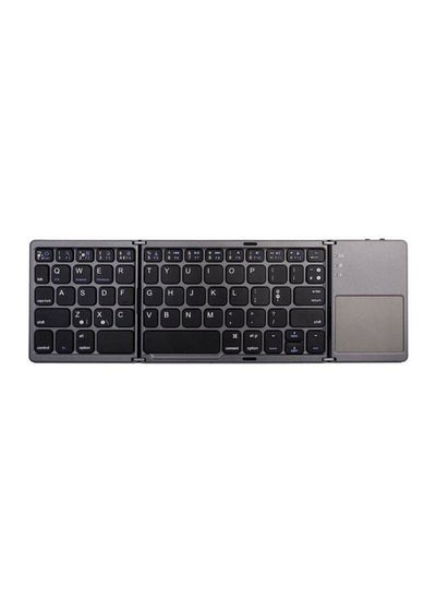 اشتري Wireless Folding Keyboard With Touchpad Grey في الامارات