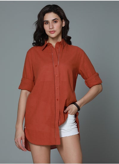 Buy Women Rust Shirts in UAE