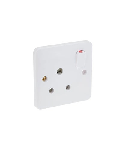 Buy Schneider Electric GGBL3090 Lisse Moulded Socketoutlet, 15A, 1 Gang, Matt White in UAE