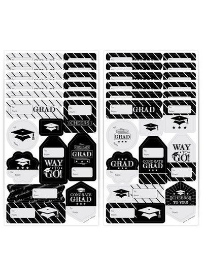 Buy Graduation Cheers Assorted Graduation Party Gift Tag Labels To And From Stickers 12 Sheets 120 Stickers in Saudi Arabia