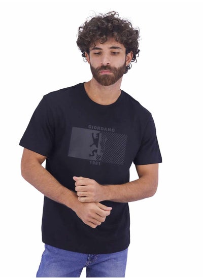 Buy Men's Singnature T-Shirt - Black in Saudi Arabia