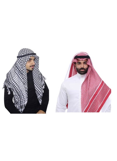 اشتري 2 Arabian Scarf Keffiyeh  Traditional Eastern في مصر