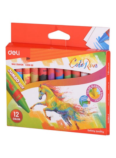 اشتري Crayon - 12 Colors - Paper Wrapper في مصر