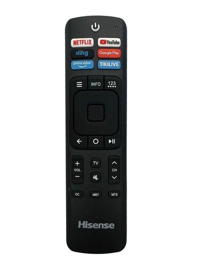 اشتري Smart Remote Control For Hisense TVs LED LCD with Netflix Prime Video YouTube Freeview Play Key Buttons في الامارات