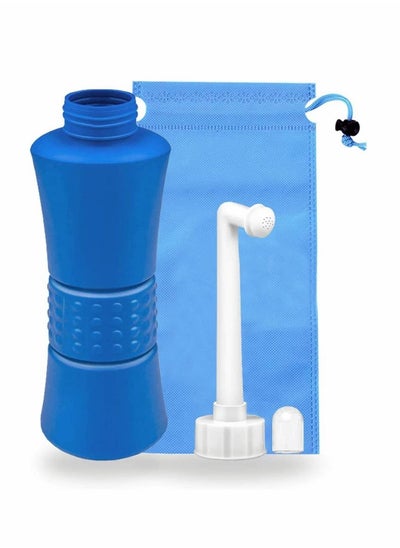 Buy Personal Bidet Sprayer for Kids Ass Washing, Pregnant Women Cleansing, Postpartum Clean, Handheld Travel Bidet with 500ML Water Capacity and Angled Nozzle Spray in Saudi Arabia