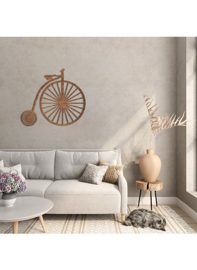 Buy Home Gallery Decorative Classic Bike Wooden Wall Art 80X80 in Egypt