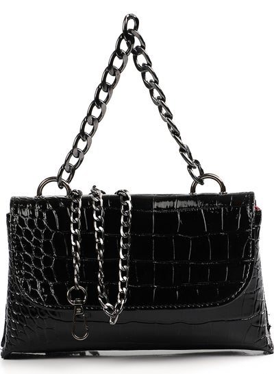 Buy Crocodile leather mini crossbag black in Egypt