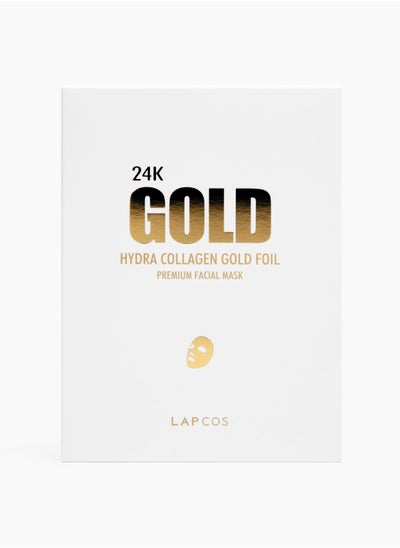 Buy 24K Gold Hydra Collagen Premium Face Mask 5X25g in Saudi Arabia