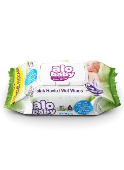 Buy Alo Baby Wipes 120s in UAE