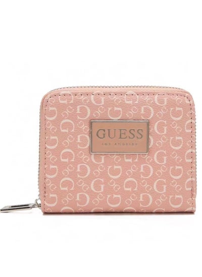 Buy GUESS Women Brand Logo Printed Zip Around Wallet in Saudi Arabia