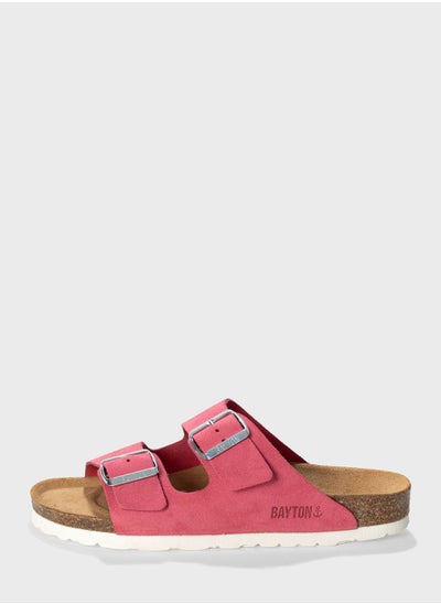 Buy Atlas Double Strap Flat Sandals in UAE