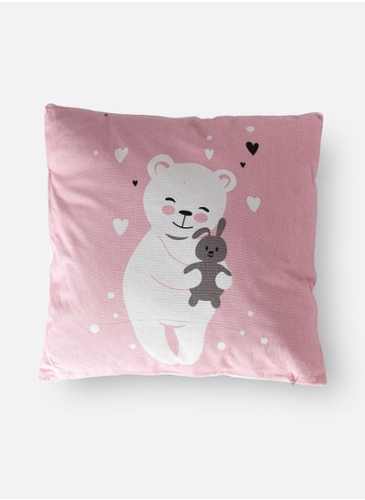 Buy 100% Cotton Handloom Foil Printed Kids Cushion With Polyester Filling in UAE