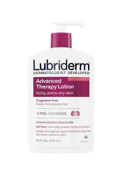 Buy Lubriderm Advanced Therapy Body Lotion, 16 Fl Oz in Saudi Arabia