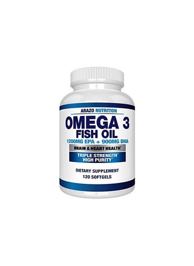 Buy Omega 3 fish oil to strengthen iron in the body 4,080mg - High EPA 1200mg + DHA 900mg (120 Count) in UAE